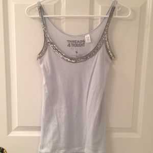 Threads 4 Thought Beaded and Sequin Tank